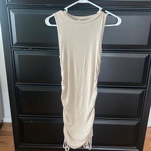 Bodycon side cinch dress